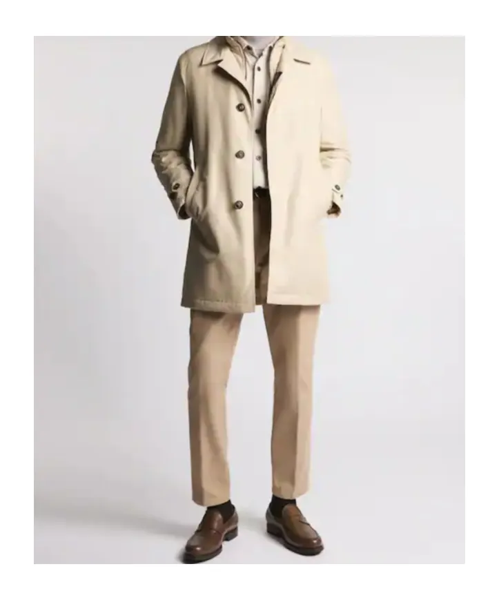 Technical Poplin Raincoat