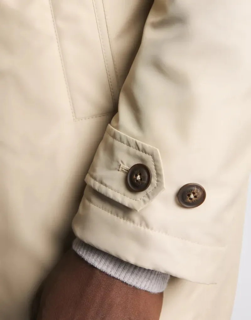 Technical Poplin Raincoat