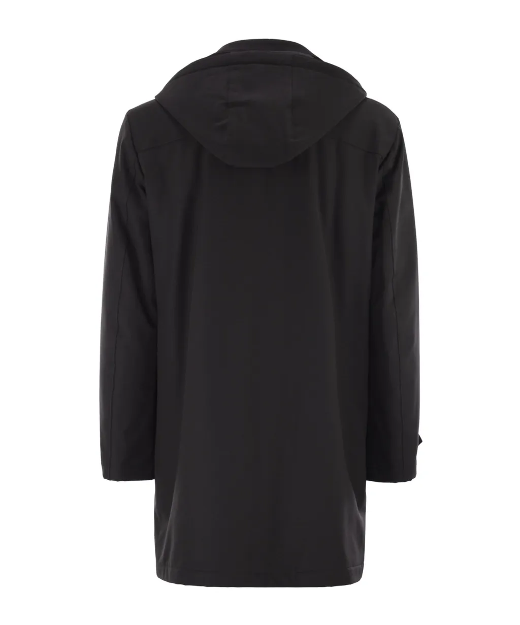 Travel Stretch Jersey Coat