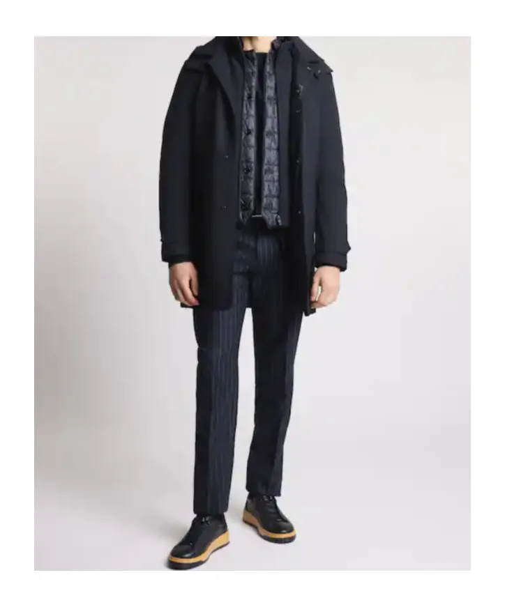 Travel Stretch Jersey Coat