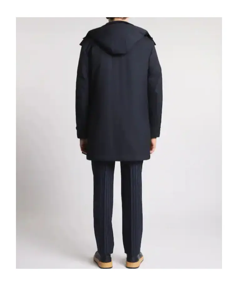 Travel Stretch Jersey Coat