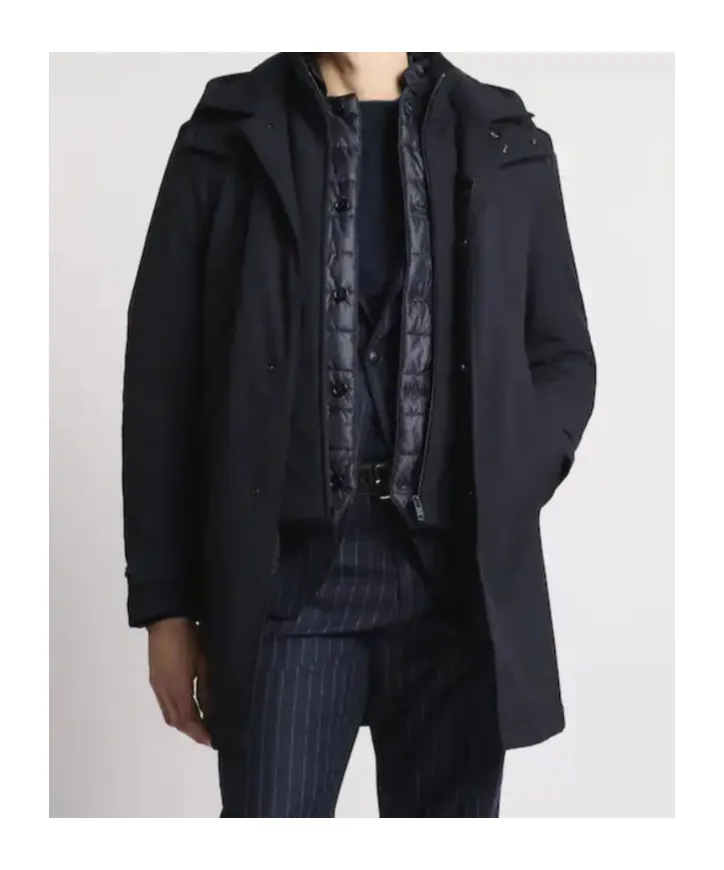 Travel Stretch Jersey Coat