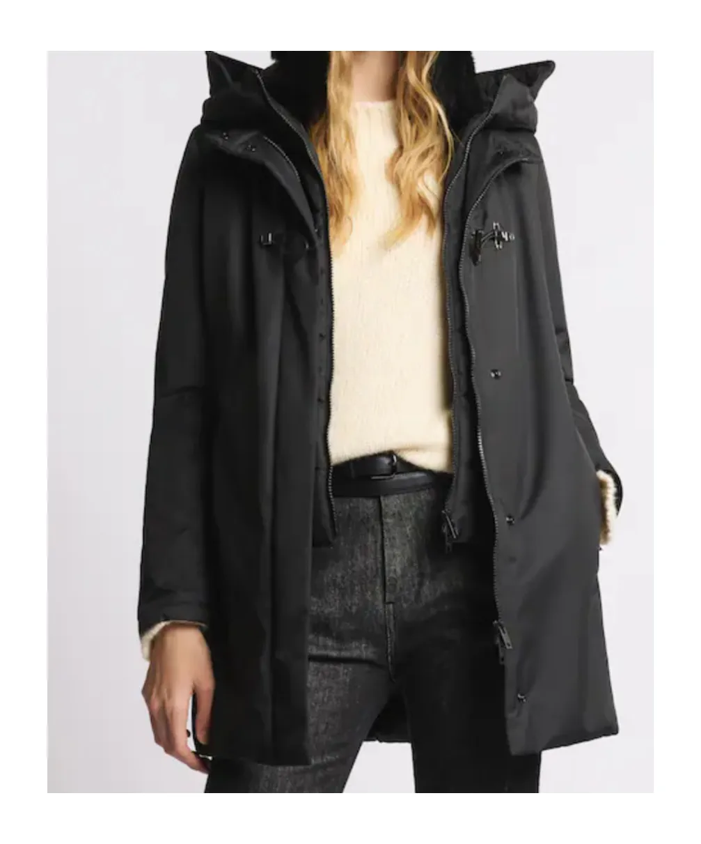 Technical Gabardine Toggle Coat
