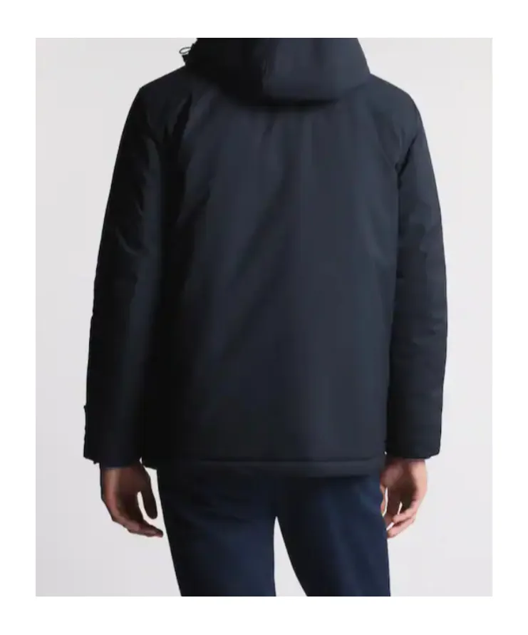 Technical Gabardine Pea Coat