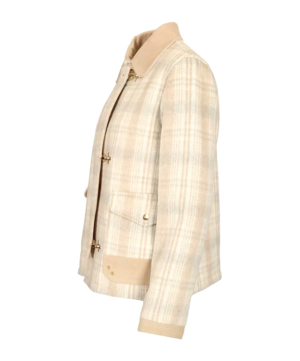 Tartan Quilted Short Coat