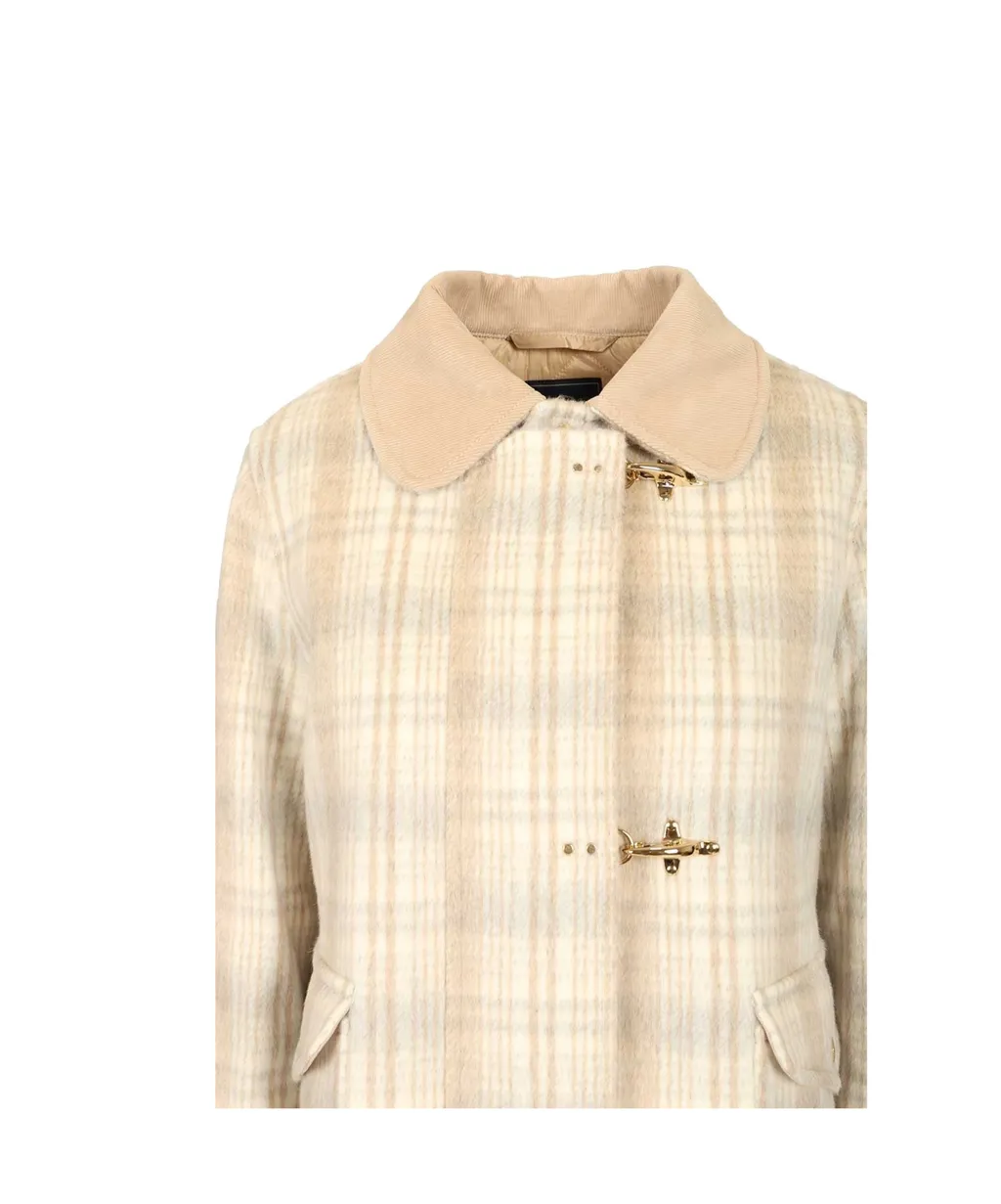 Tartan Quilted Short Coat