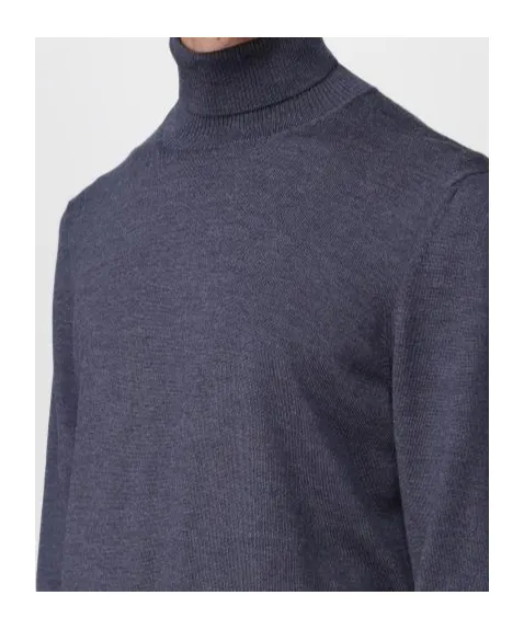 High Neck Wool Knitwear
