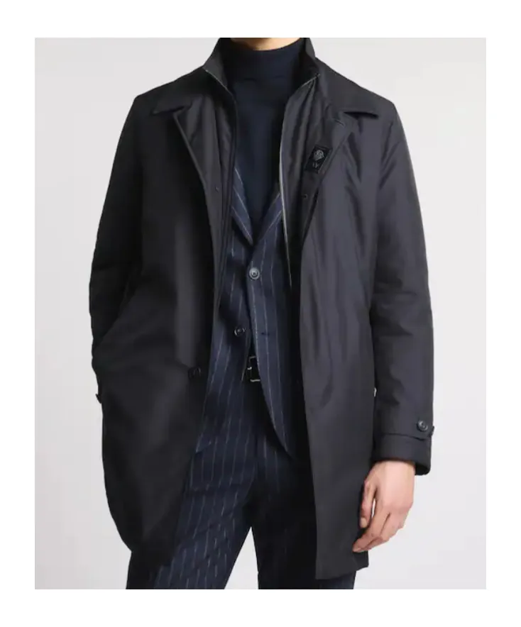 Technical Poplin Raincoat