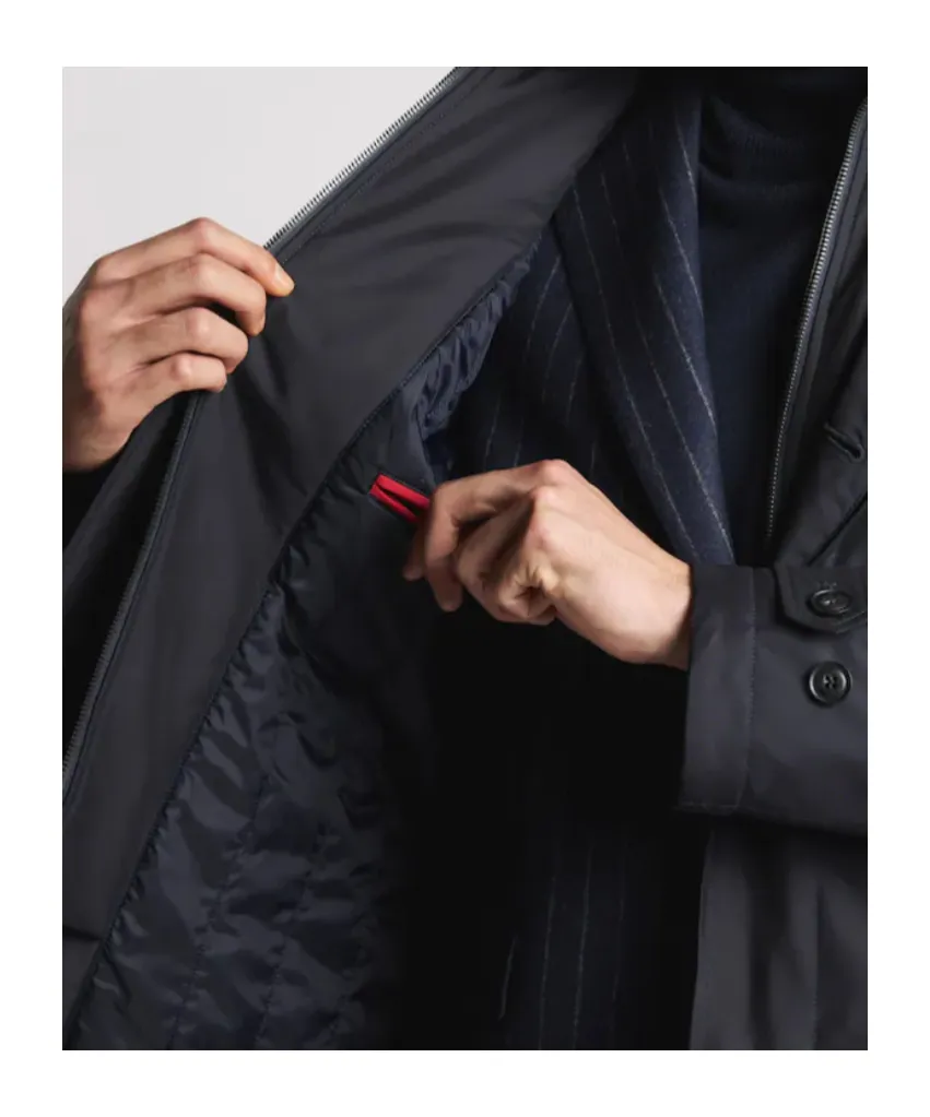 Technical Poplin Raincoat