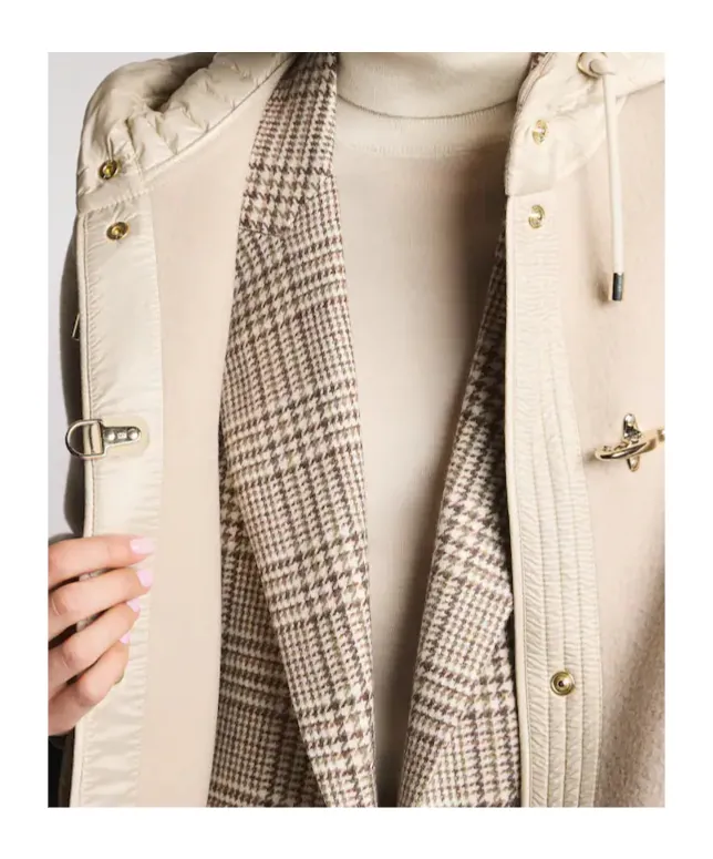 Hooded Wool-Cashmere Pea Coat