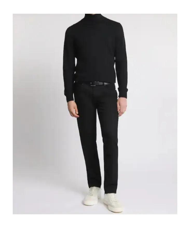 High Neck Wool Sweater