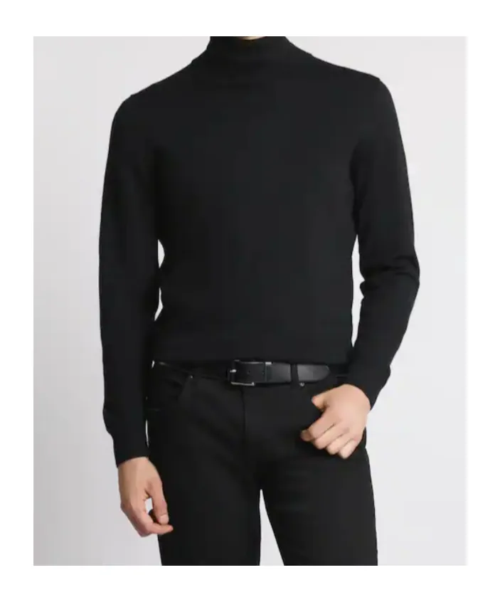 High Neck Wool Sweater