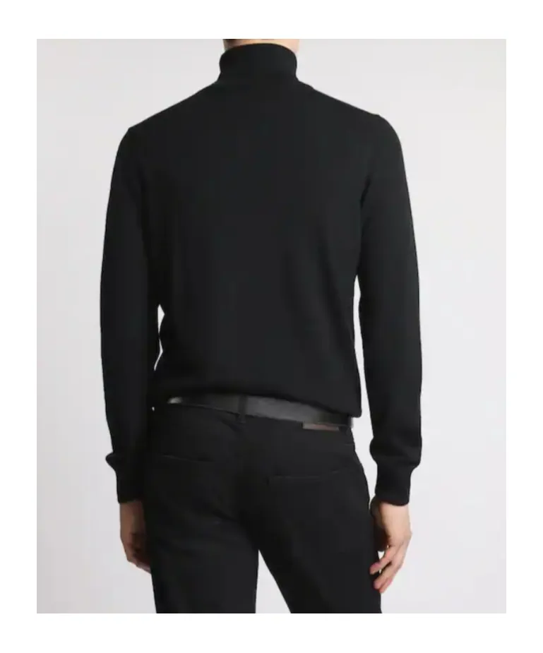 High Neck Wool Sweater