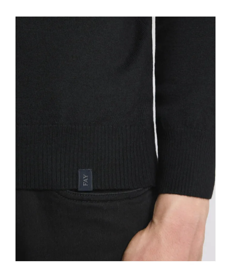 High Neck Wool Sweater