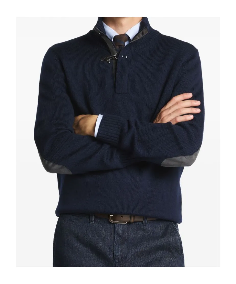 Elbow-Patch Sweater