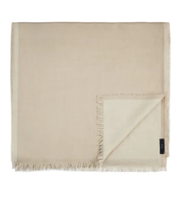 Double-Face Fringed Scarf
