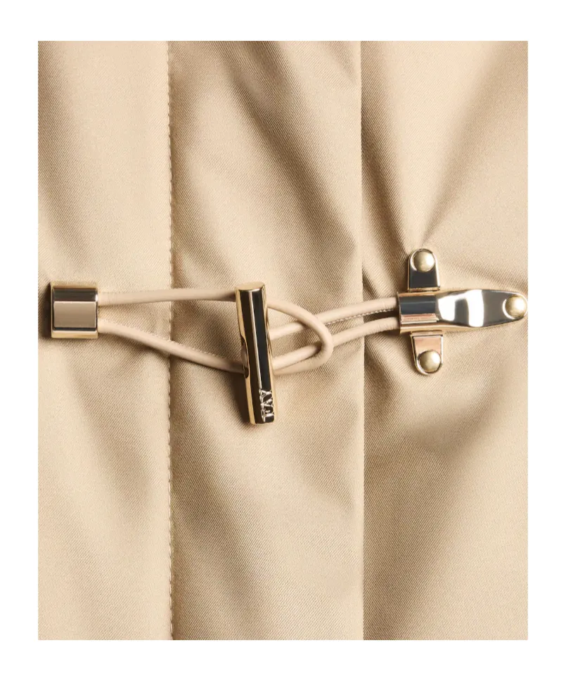 Technical Gabardine Toggle Coat