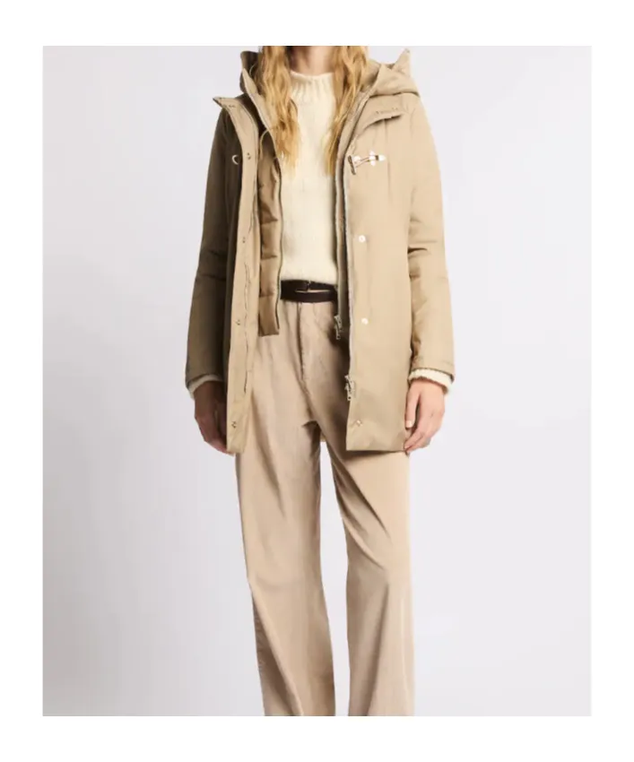 Technical Gabardine Toggle Coat