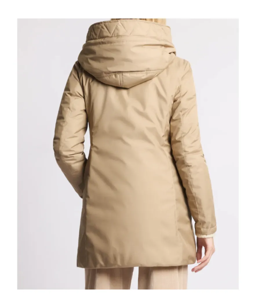 Technical Gabardine Toggle Coat