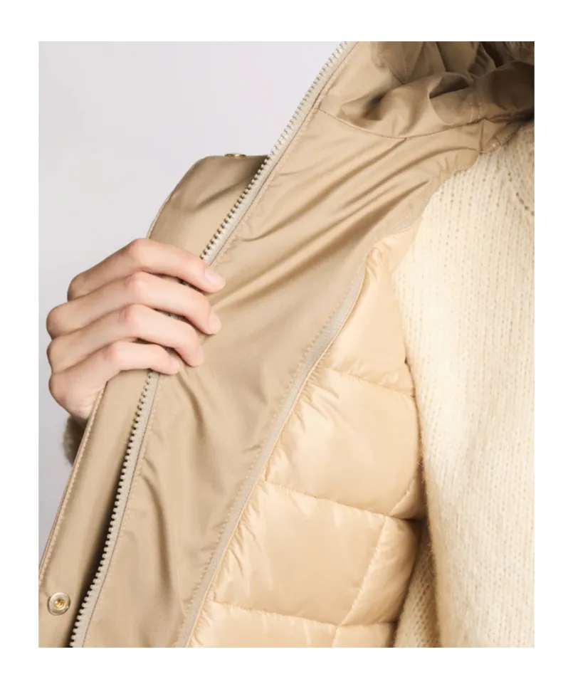 Technical Gabardine Toggle Coat