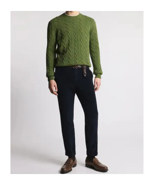 Slim Pants In Velvet