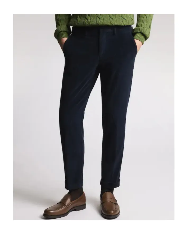 Slim Pants In Velvet