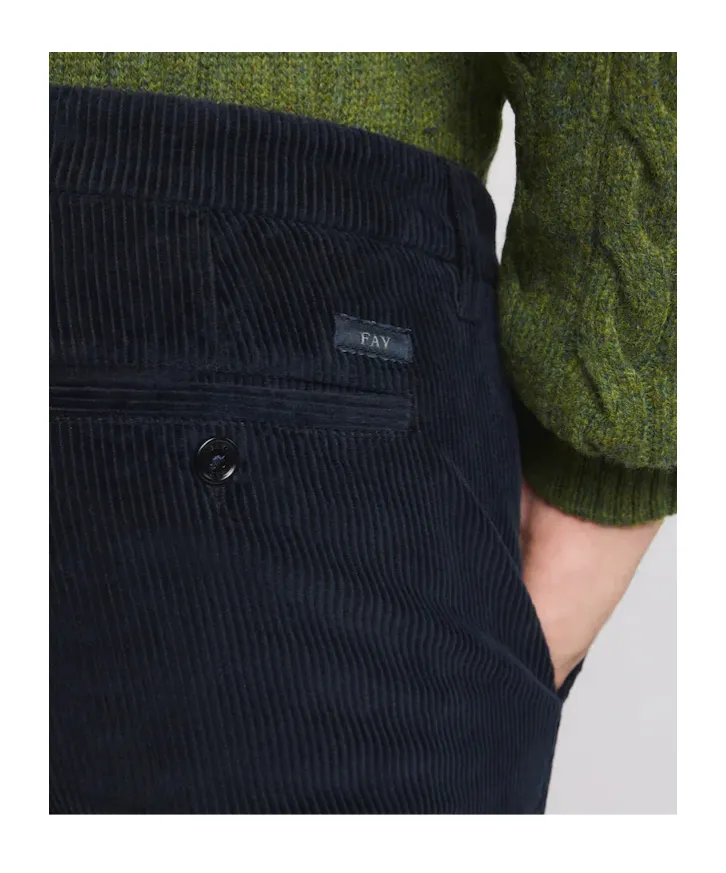 Slim Pants In Velvet