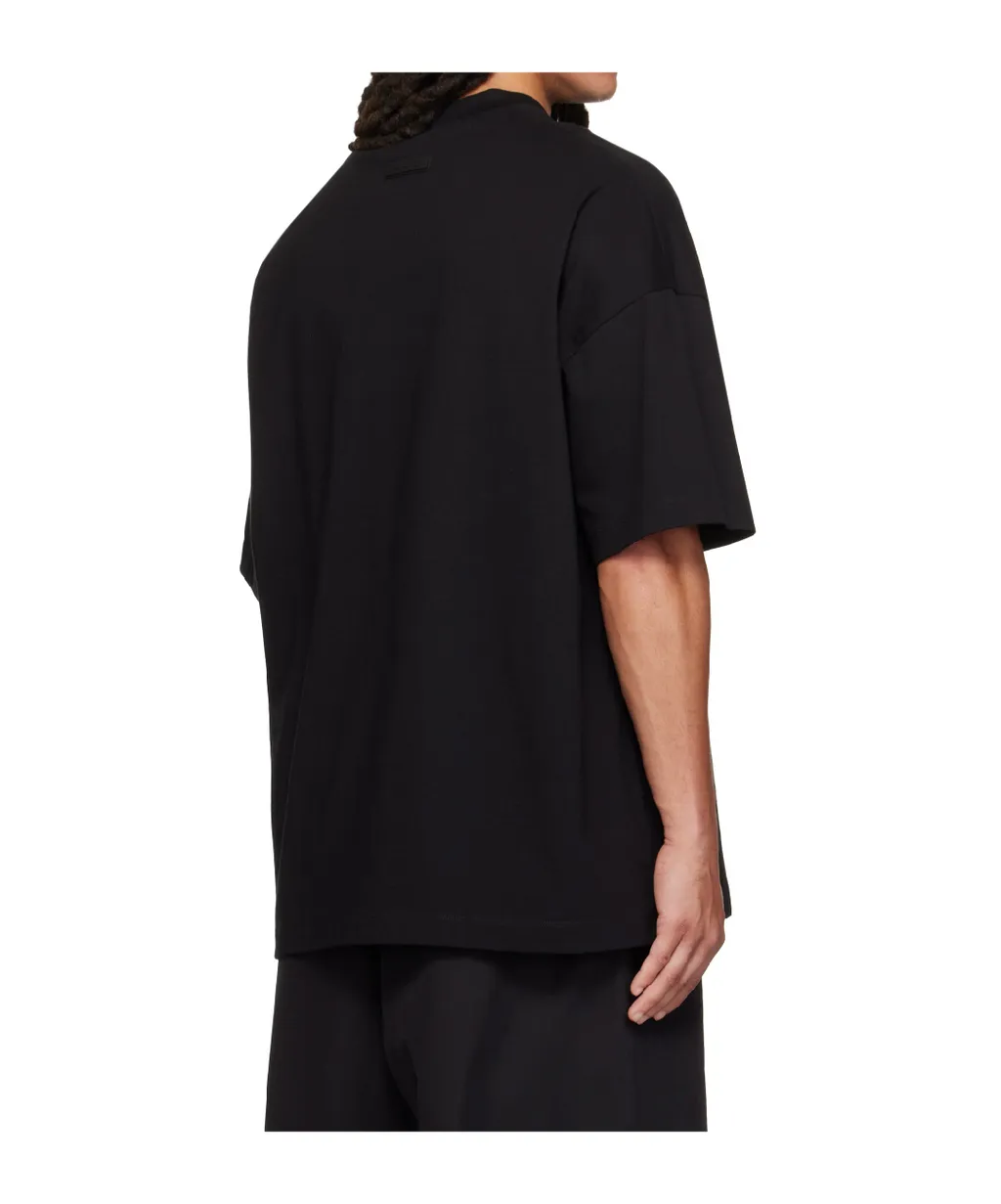 Logo-Print V-Neck T-Shirt