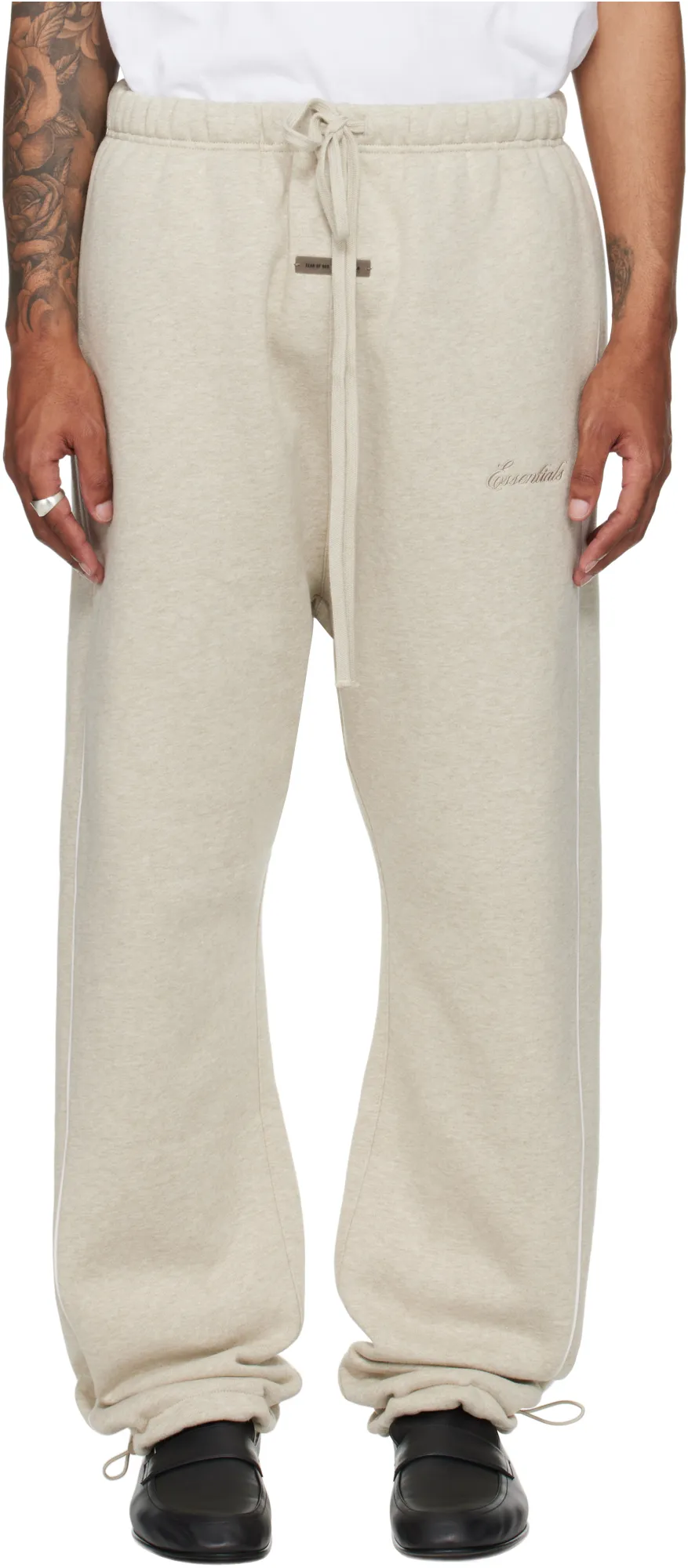 Logo Embroidered Fleece Sweatpants