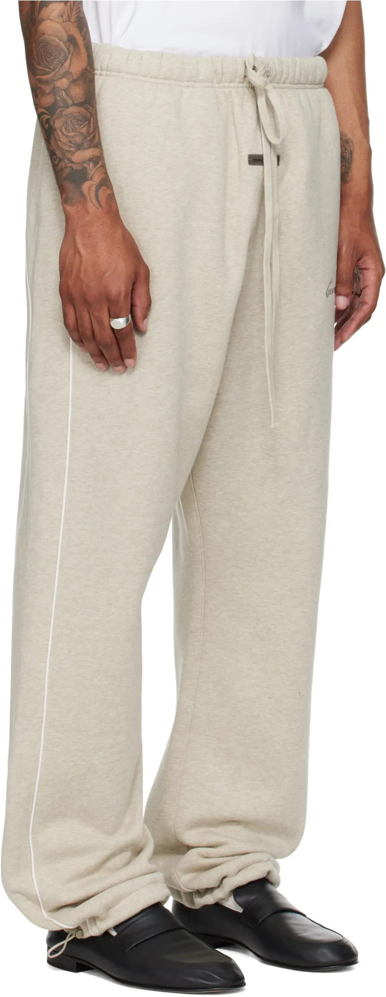 Logo Embroidered Fleece Sweatpants