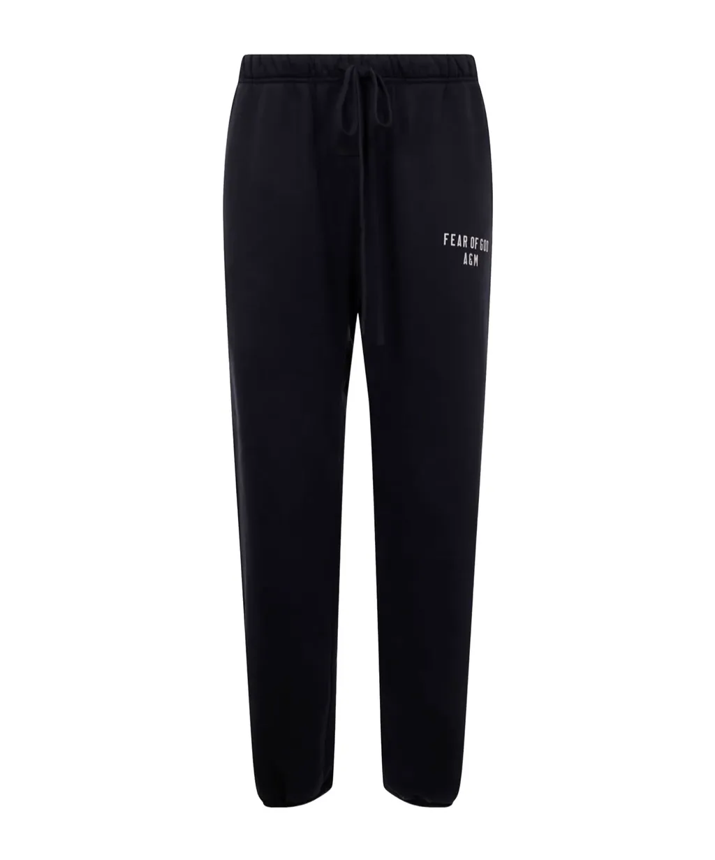 Logo Printed Drawstring Track Pants