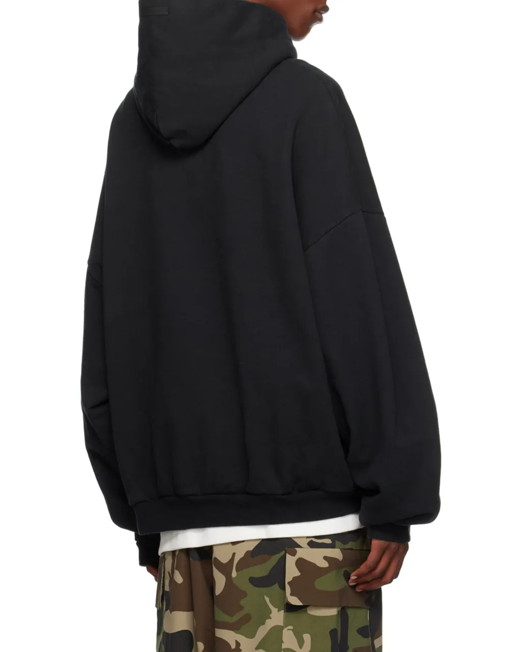 Slogan Printed Long Sleeved Hoodie