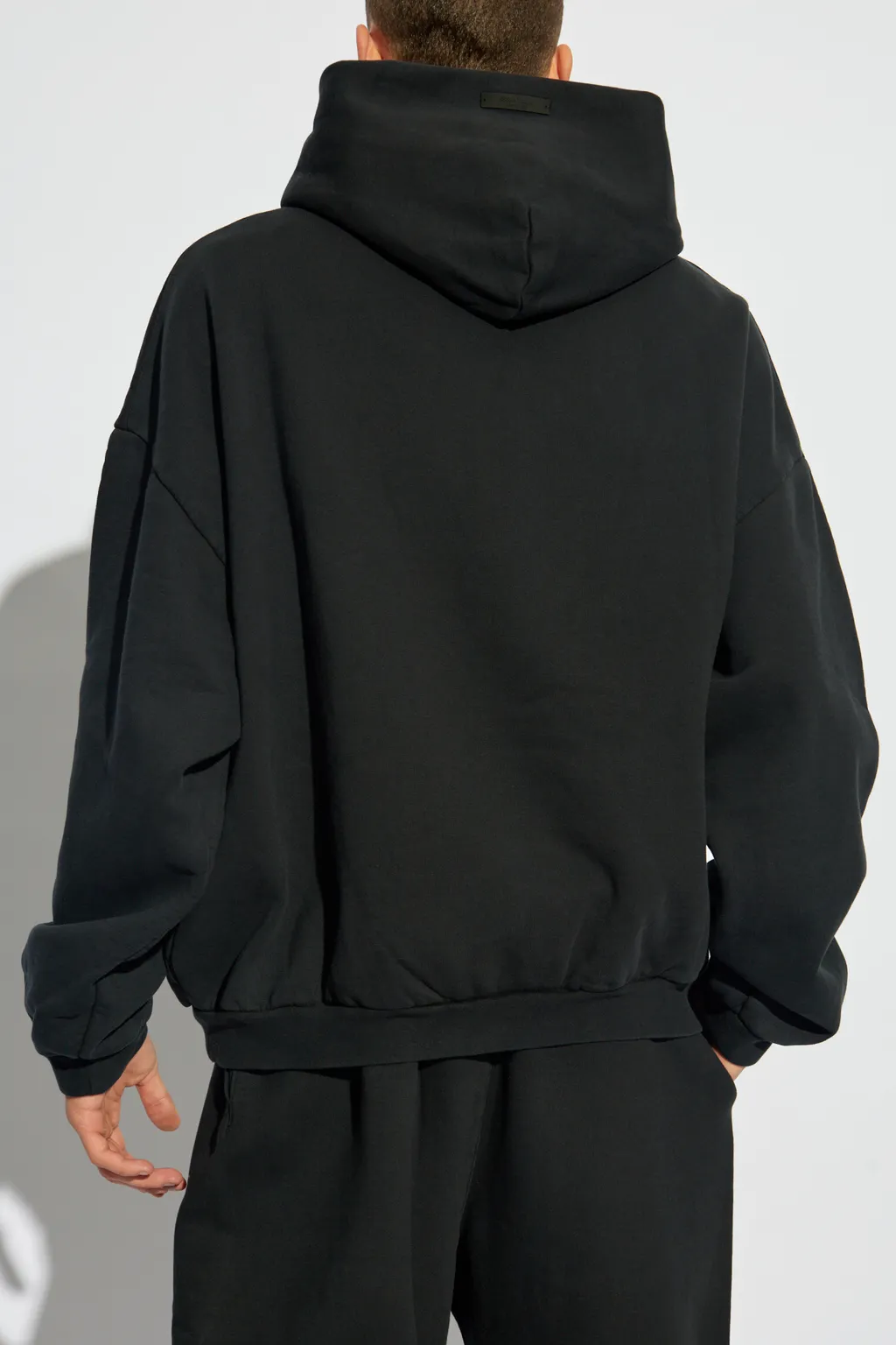 Slogan Printed Long Sleeved Hoodie