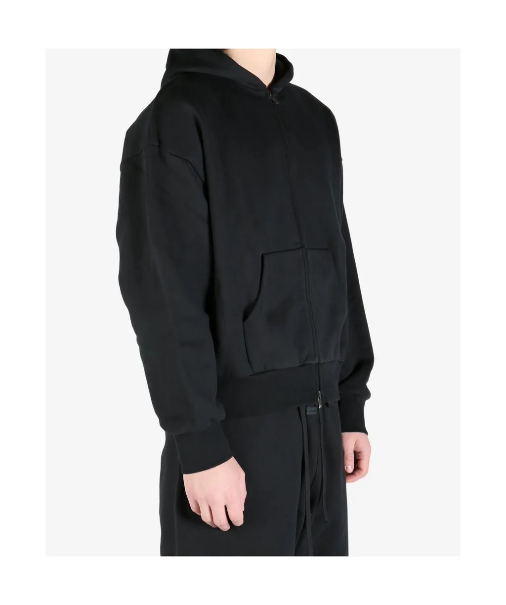 Logo-Printed Zipped Hoodie