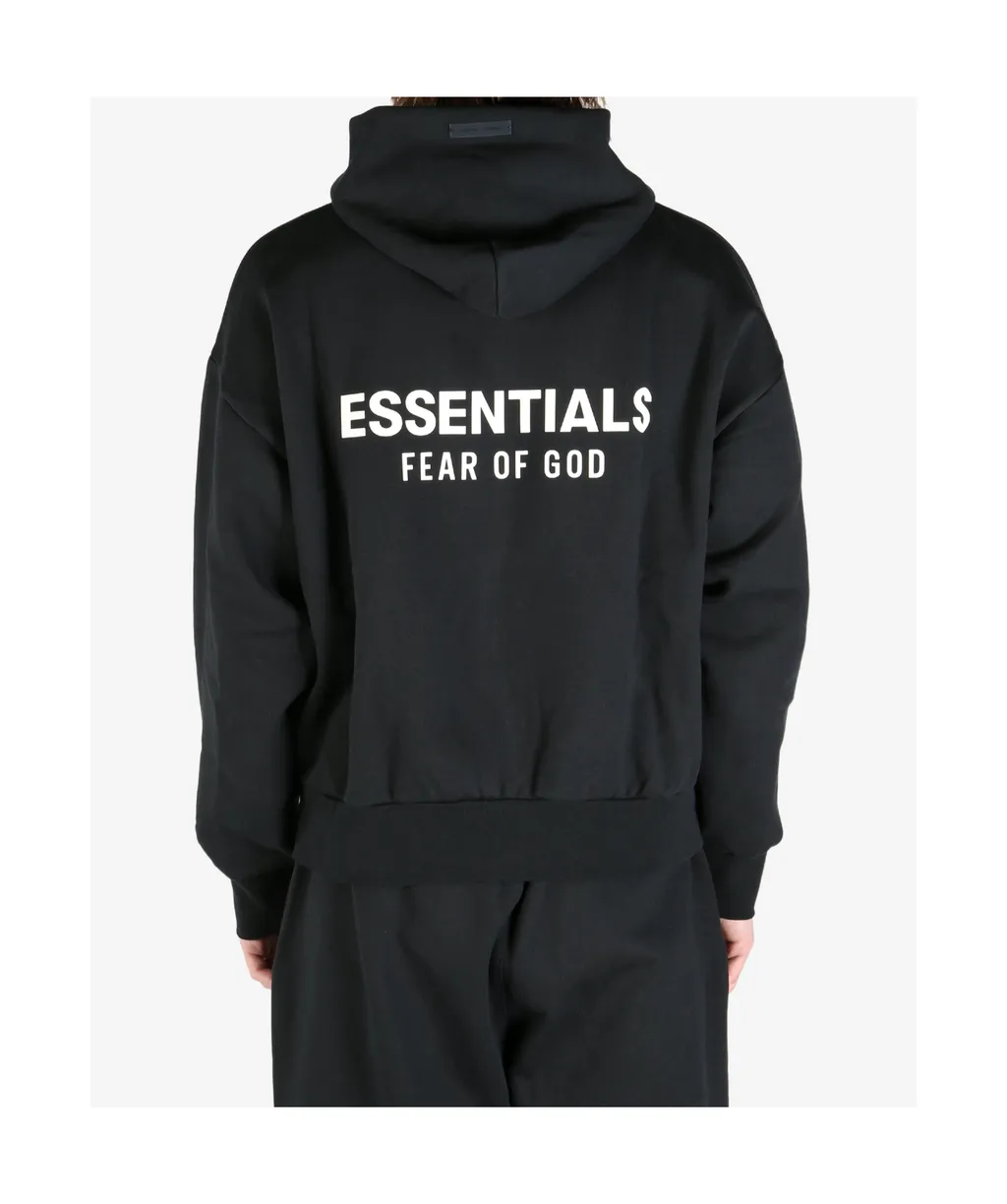 Logo-Printed Zipped Hoodie