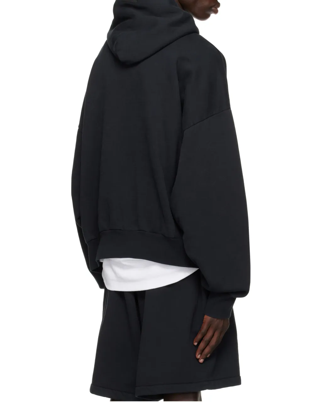 Logo Printed Long-Sleeved Hoodie