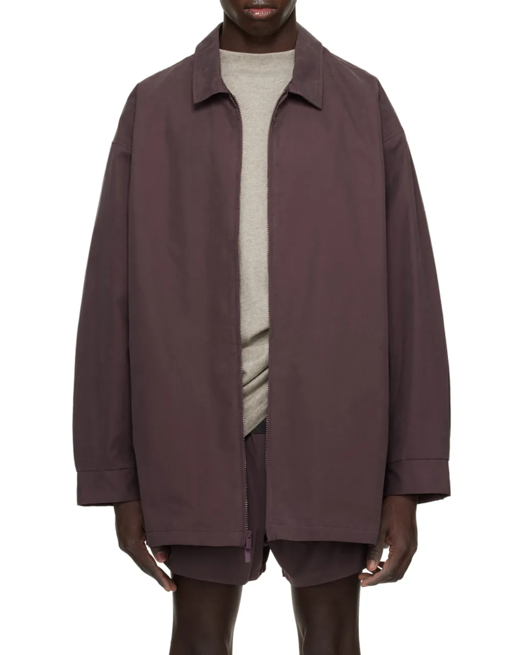 Zip-Up Shirt Jacket