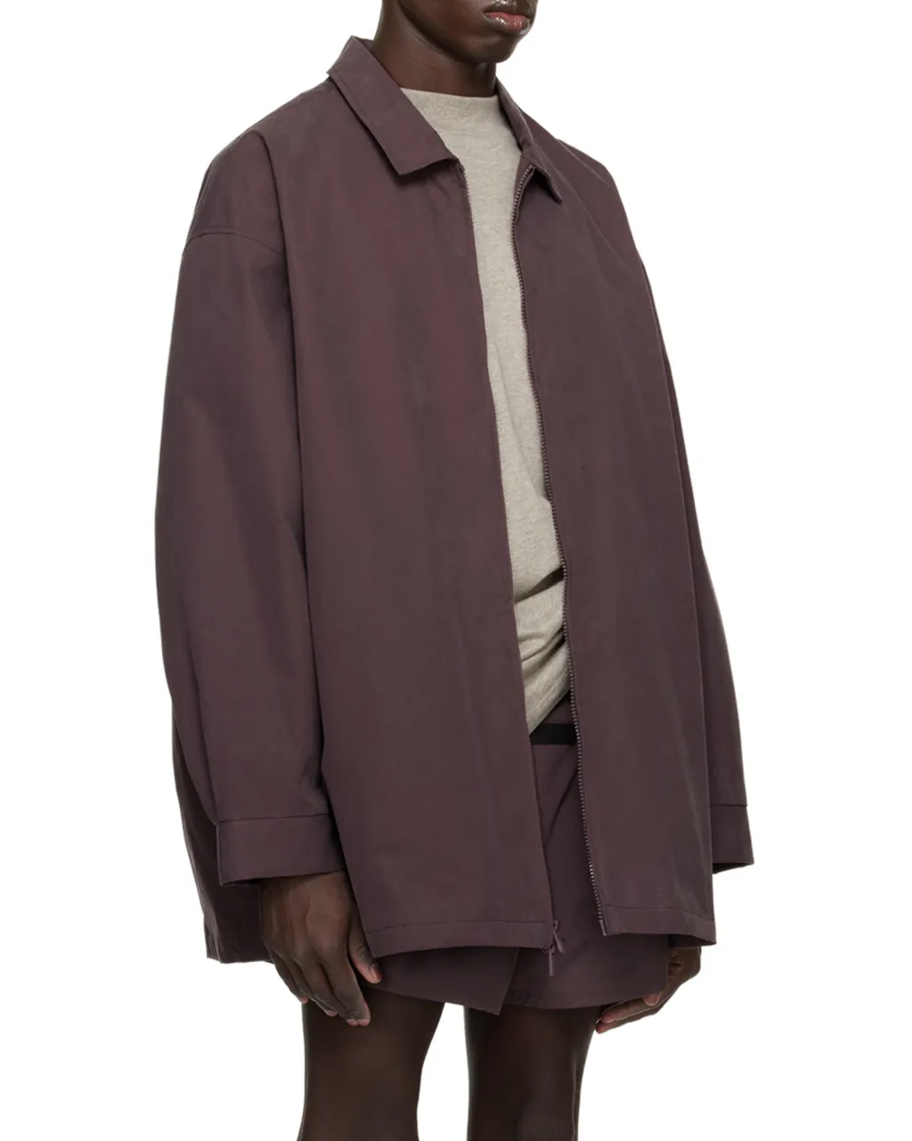 Zip-Up Shirt Jacket