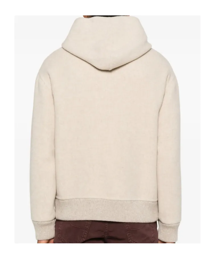 Hooded Zip-Front Jacket