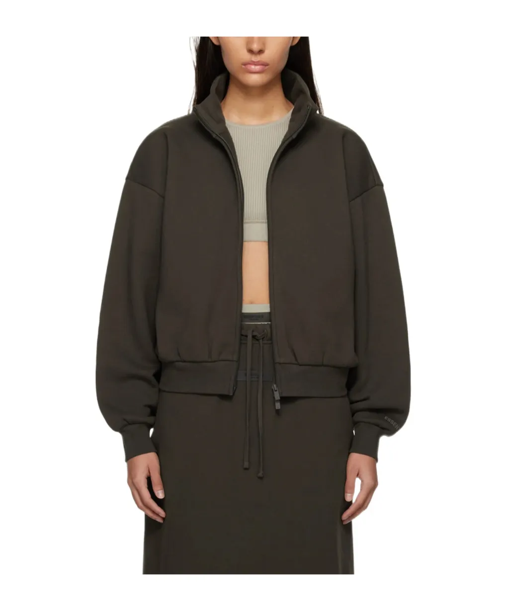 Long-Sleeved Zipper Casual Jacket
