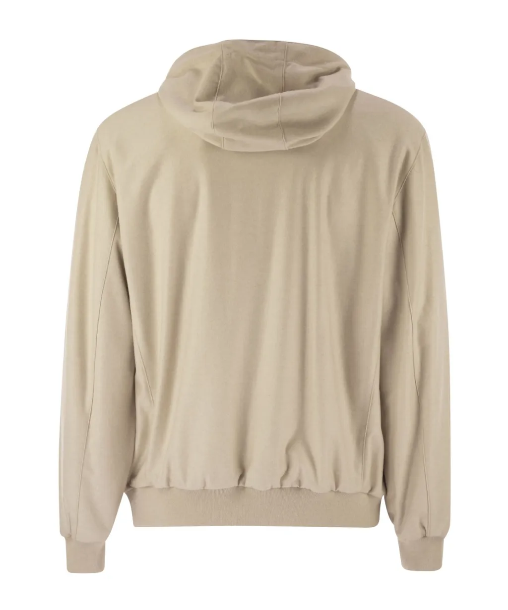 Reversible Hooded Bomber Jacket