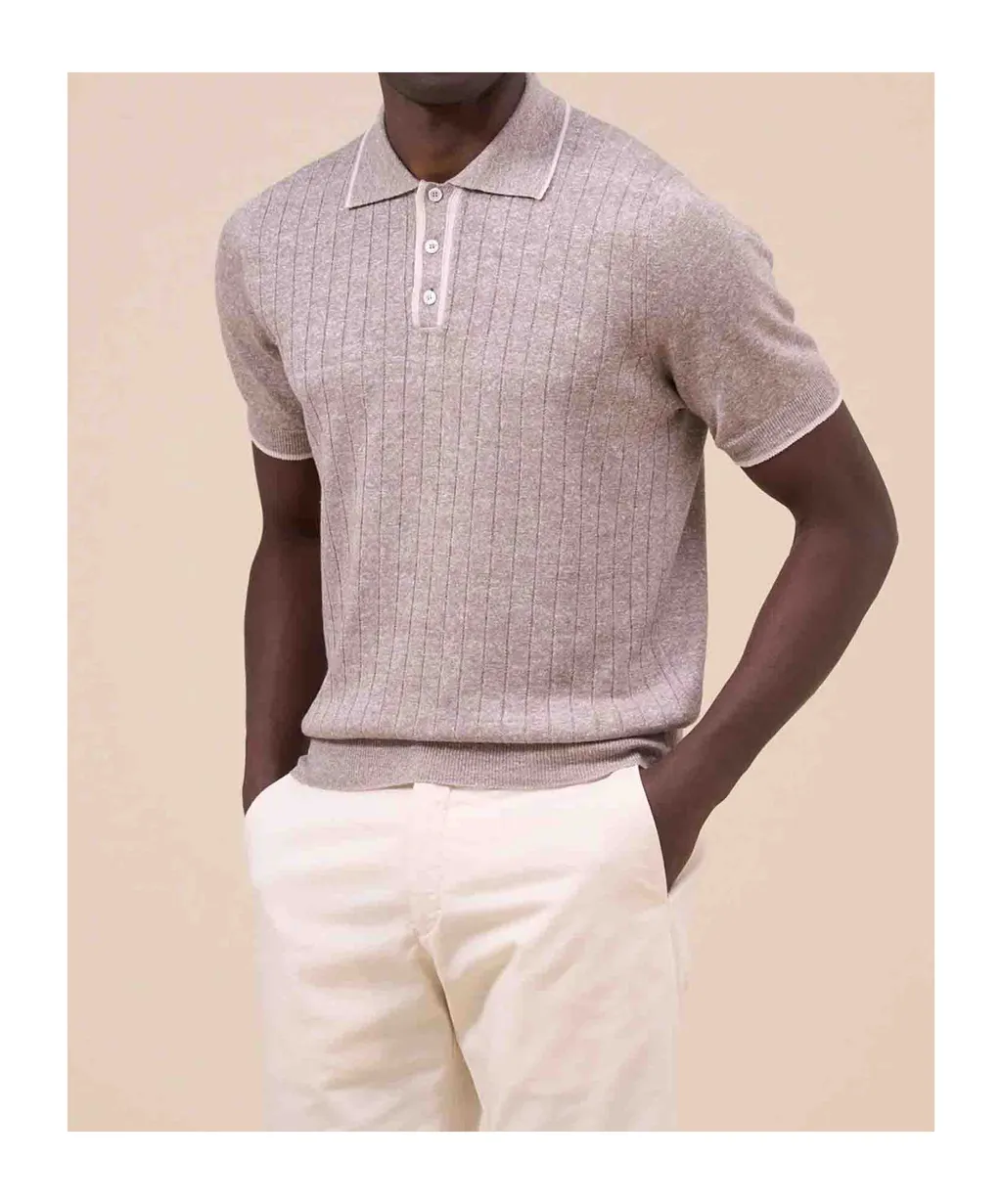 Lapel Short Sleeve Polo Shirt