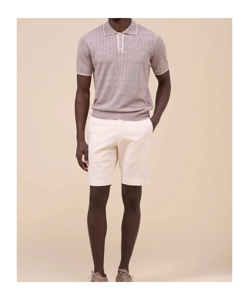 Lapel Short Sleeve Polo Shirt