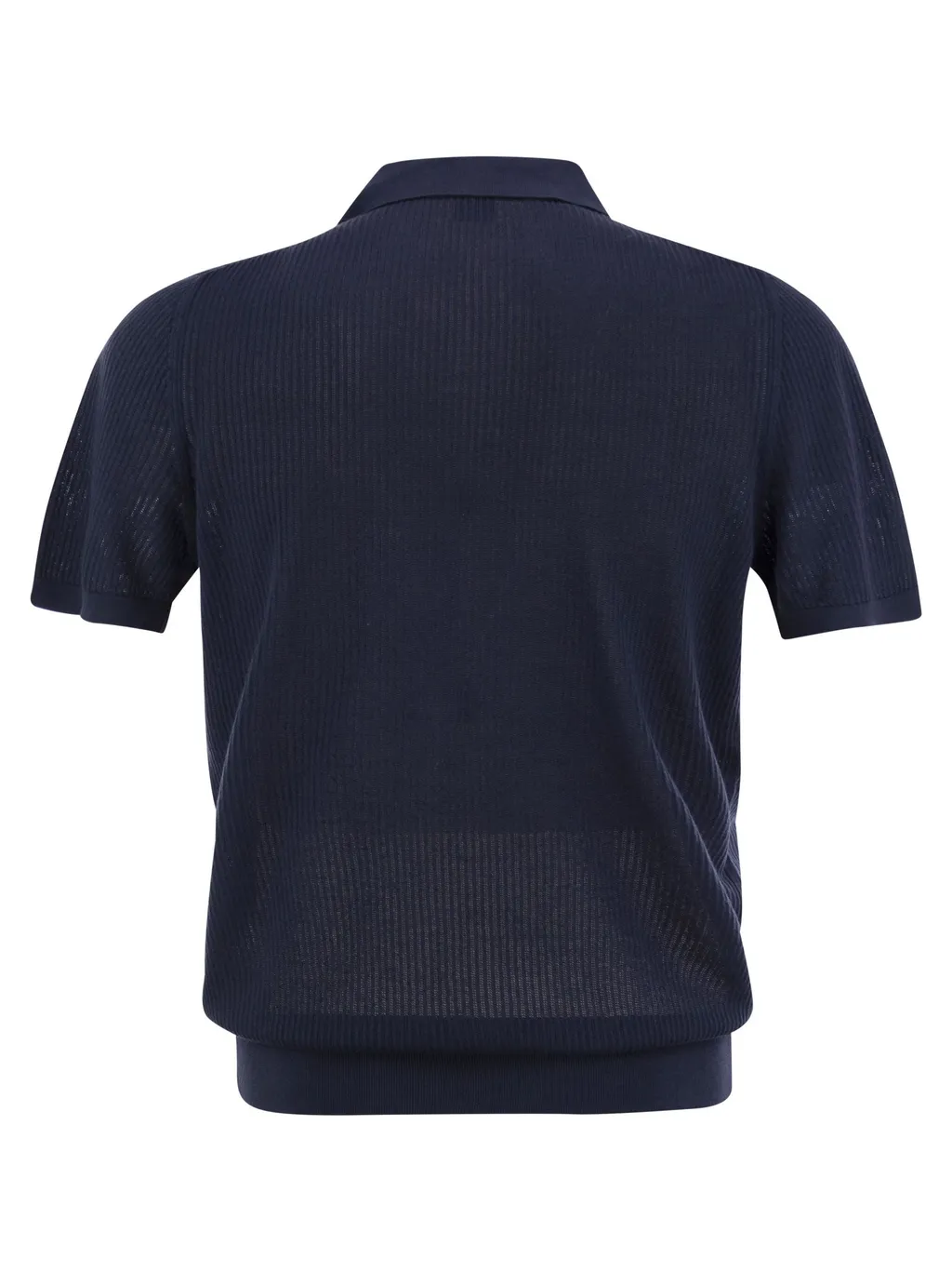 Giza Cotton Buttonless Polo Shirt