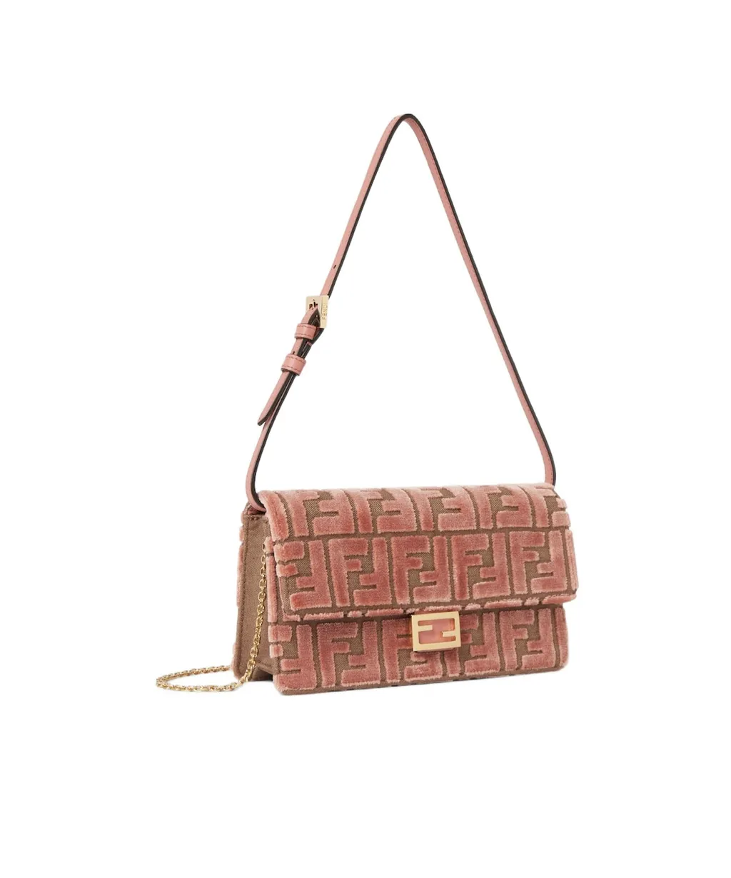 Ff Jacquard Velvet Wallet