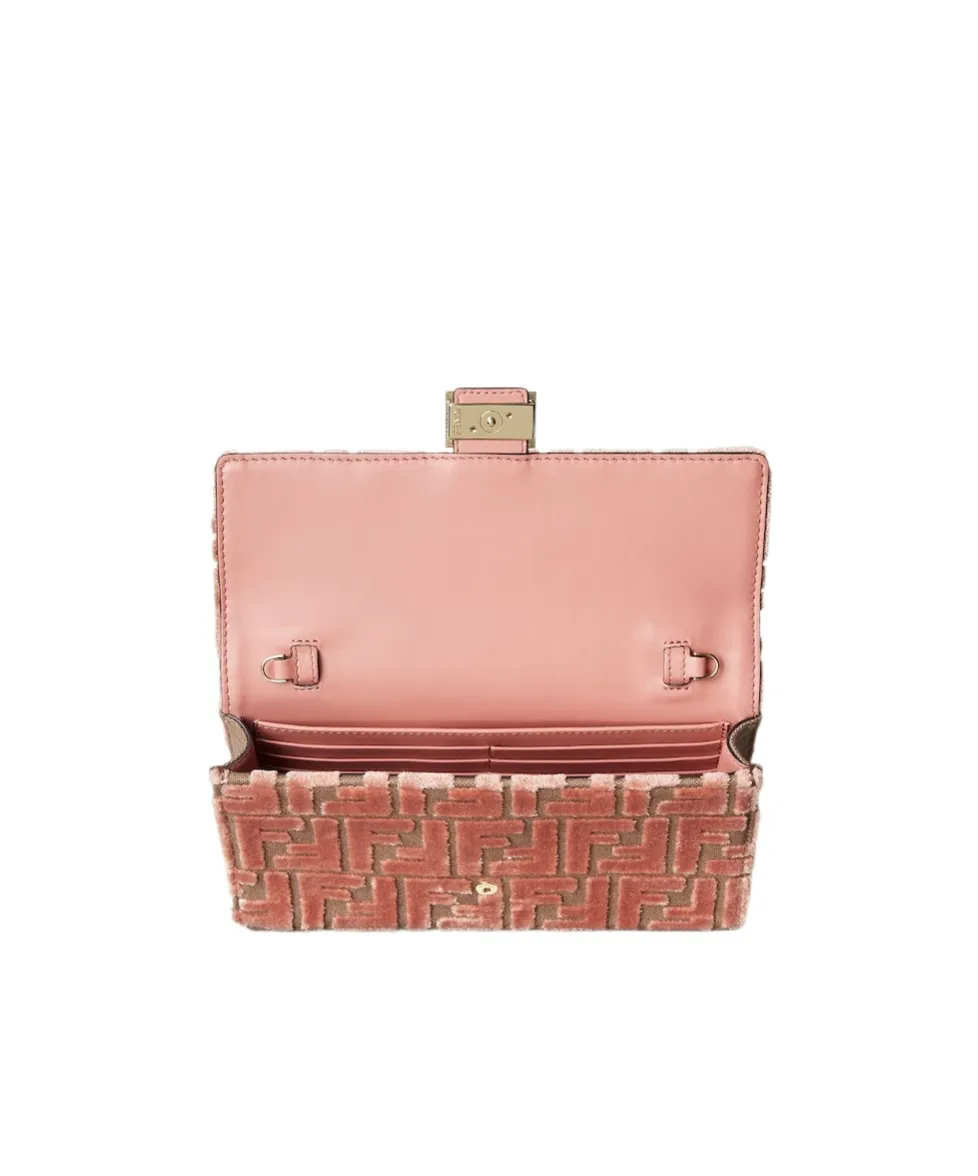 Ff Jacquard Velvet Wallet