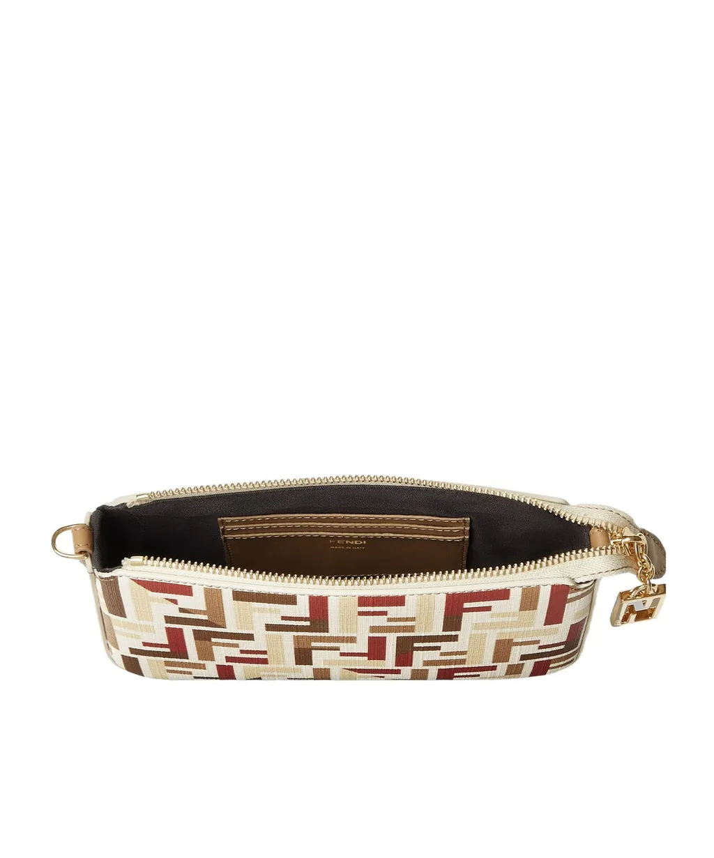 Pouch With Chain In Multicolor Ff Fabric