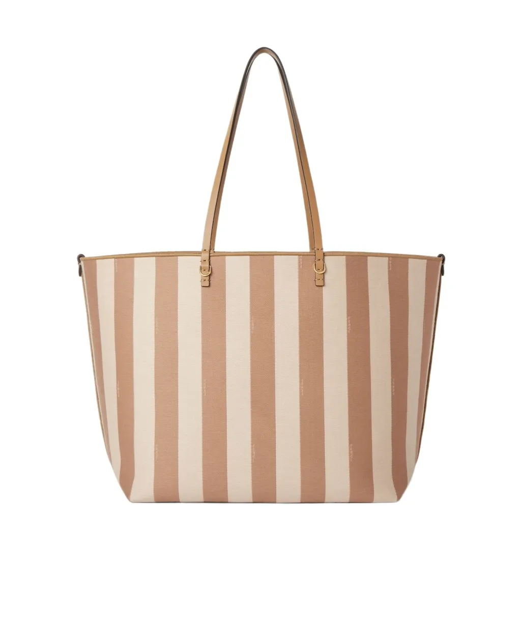 Roll Striped Large Tote Bag