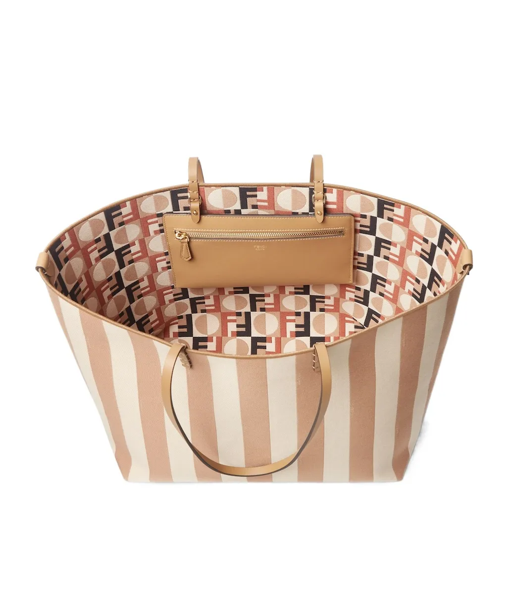 Roll Striped Large Tote Bag