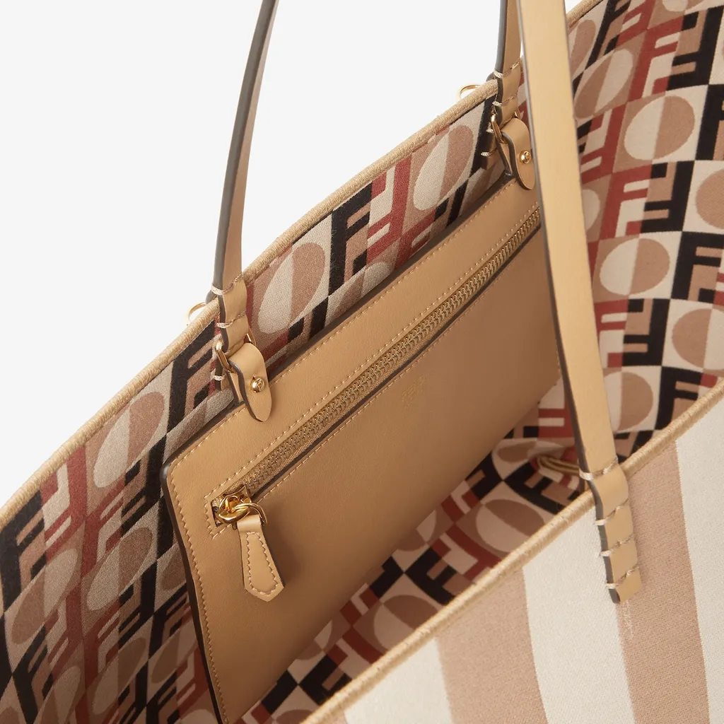 Roll Striped Large Tote Bag